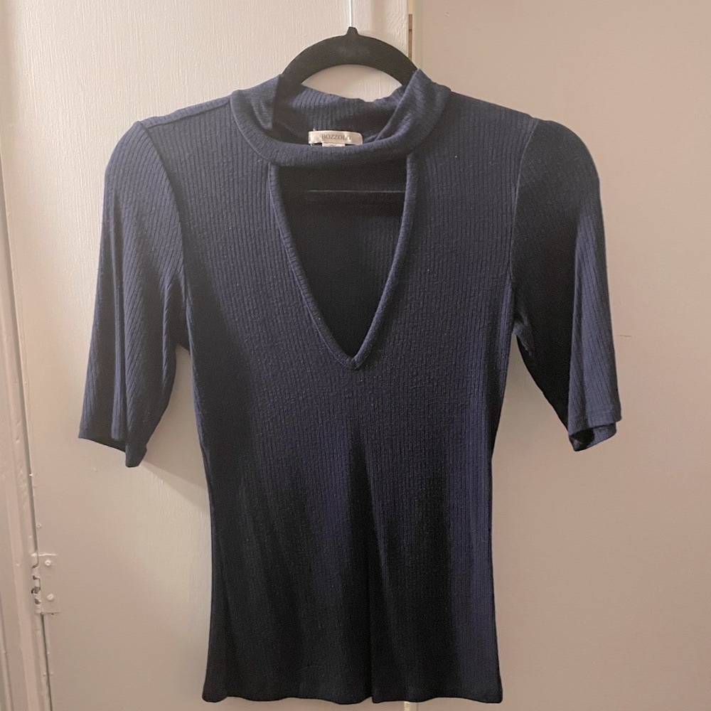 Navy Blue Top